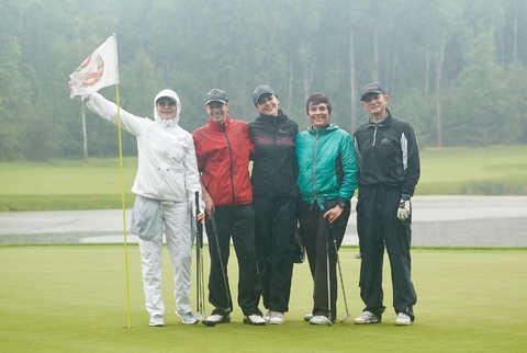 Флайт участников турнира Открытия гольф-сезона 2021 в Целеево Гольф и Поло Клубе